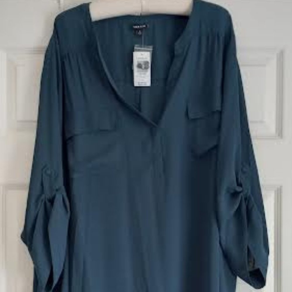 NWT Torrid Harper Georgette Pullover Blouse 3/4 Sleeve - 5X
